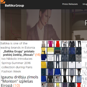 Скриншот сайта baltikagroup.com.