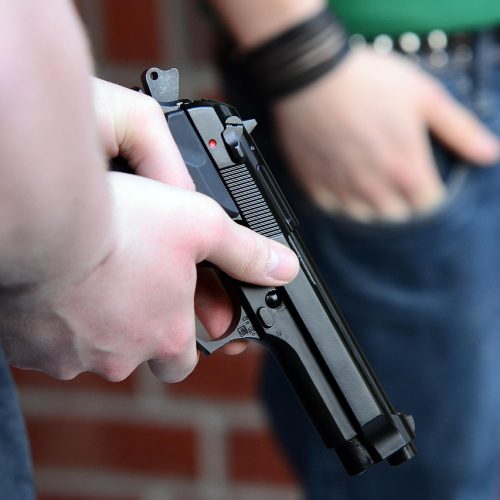 В Ласнамяэ при задержании подозреваемого в преступлении полицейским пришлось применить огнестрельное оружие. Источник фото: Pixabay.com.
